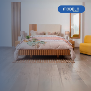 Cama Doble Dylan Blanco, Natural