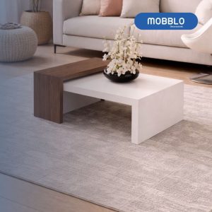 Mesa de Centro Jiggi Blanco Semimate